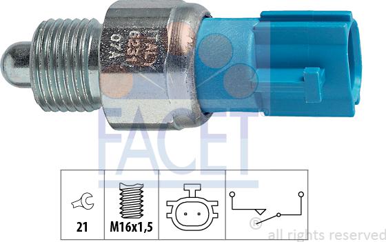 FACET 7.6231 - Interruttore, Luce di retromarcia autozon.pro