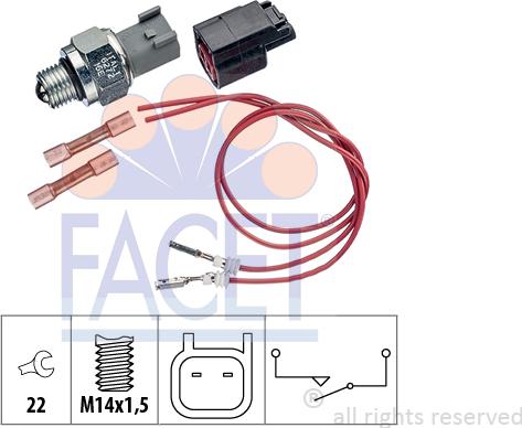 FACET 7.6274K - Interruttore, Luce di retromarcia autozon.pro