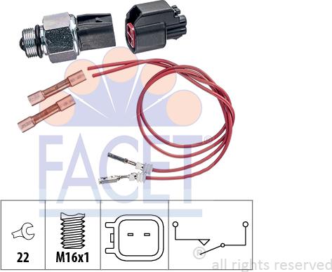 FACET 7.6275K - Interruttore, Luce di retromarcia autozon.pro