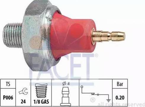 FACET 7.0059 - Interruttore a pressione olio, Cambio automatico autozon.pro