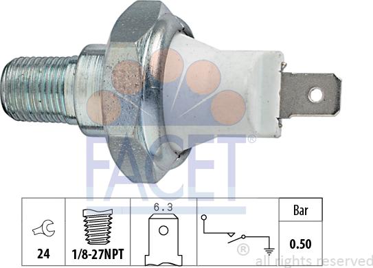 FACET 70.068 - Sensore, Pressione olio autozon.pro