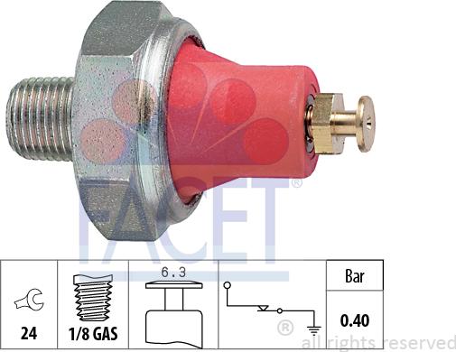 FACET 70.016 - Sensore, Pressione olio autozon.pro