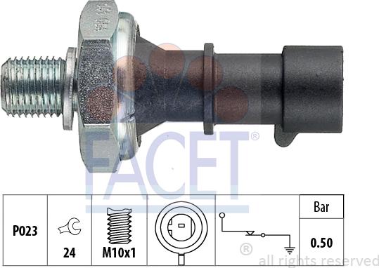 FACET 70.141 - Sensore, Pressione olio autozon.pro