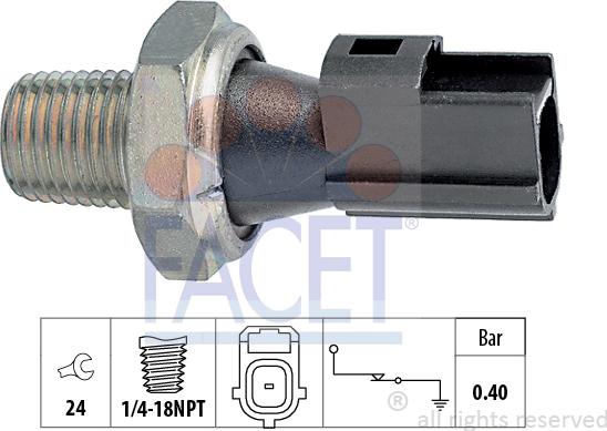 FACET 70.156 - Sensore, Pressione olio autozon.pro