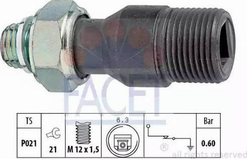 FACET 70.123 - Sensore, Pressione olio autozon.pro