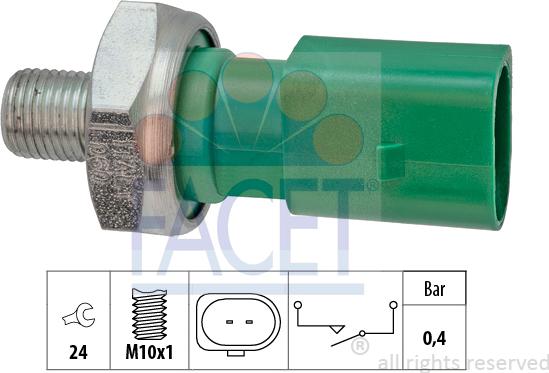 FACET 7.0204 - Sensore, Pressione olio autozon.pro