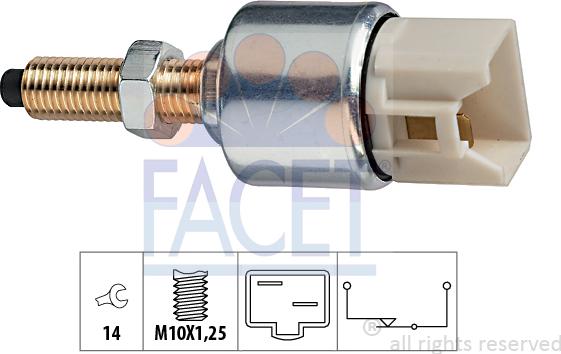 FACET 7.1092 - Interruttore luce freno autozon.pro