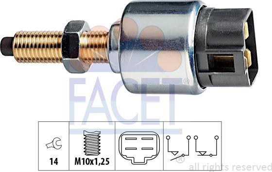 FACET 71.044 - Interruttore luce freno autozon.pro