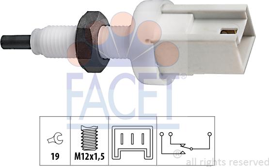 FACET 7.1067 - Interruttore luce freno autozon.pro