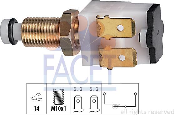 FACET 71.009 - Interruttore luce freno autozon.pro