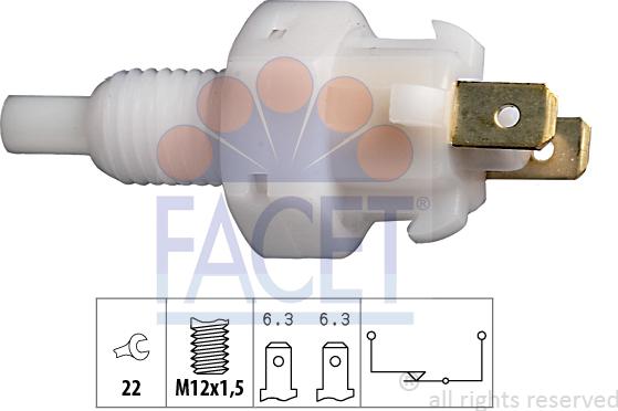 FACET 71.004 - Interruttore luce freno autozon.pro