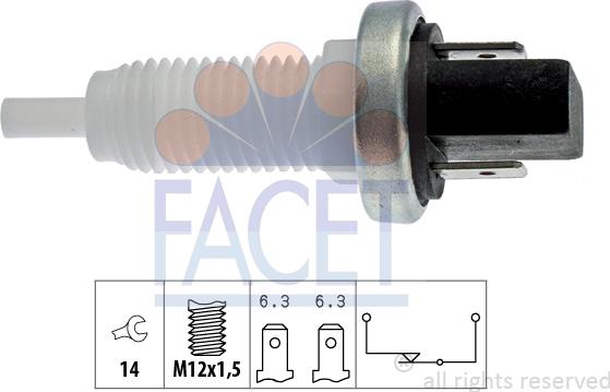 FACET 71.001 - Interruttore luce freno autozon.pro