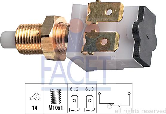 FACET 71.007 - Interruttore luce freno autozon.pro