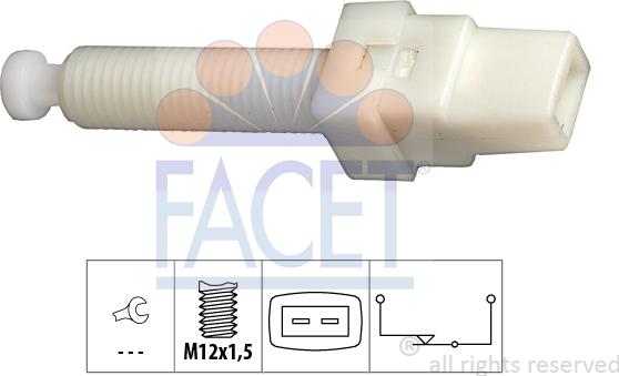 FACET 71.015 - Interruttore luce freno autozon.pro