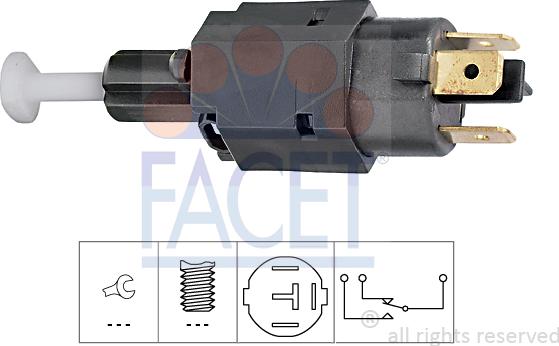 FACET 71.082 - Interruttore luce freno autozon.pro