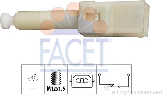 FACET 7.1087 - Interruttore luce freno autozon.pro