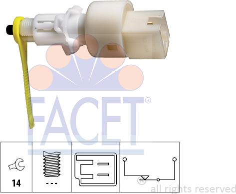 FACET 71.153 - Interruttore luce freno autozon.pro