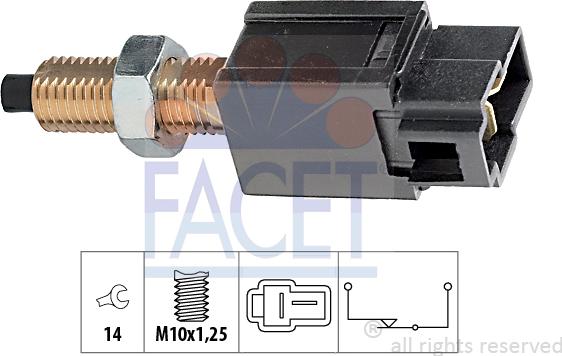 FACET 71.169 - Interruttore luce freno autozon.pro