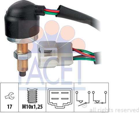 FACET 71.166 - Interruttore luce freno autozon.pro