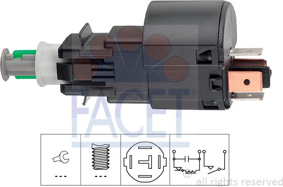 FACET 71.163 - Interruttore luce freno autozon.pro