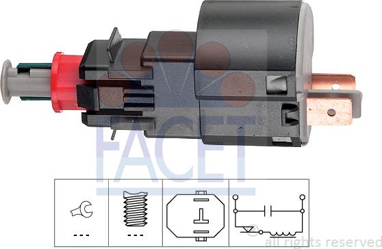 FACET 71.162 - Interruttore luce freno autozon.pro