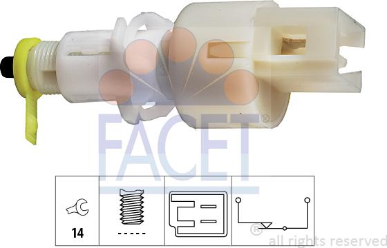 FACET 7.1108 - Interruttore luce freno autozon.pro