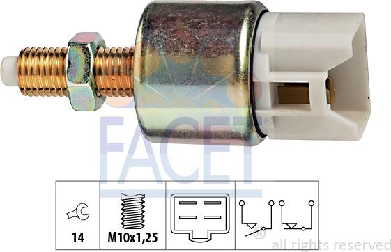 FACET 71.119 - Interruttore luce freno autozon.pro