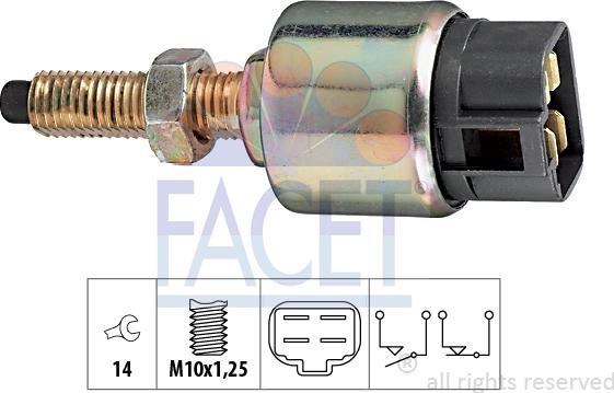 FACET 7.1125 - Interruttore luce freno autozon.pro