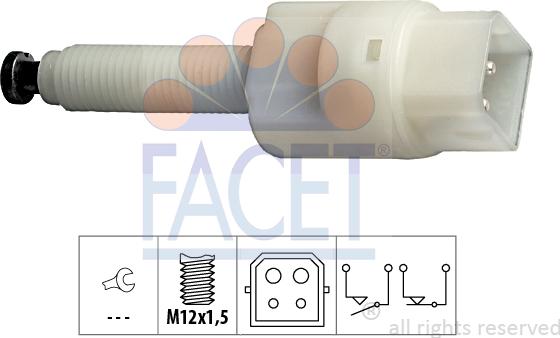 FACET 7.1126 - Interruttore luce freno autozon.pro