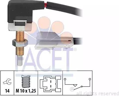 FACET 7.1174 - Innesto, Azionamento frizione (Controllo motore) autozon.pro