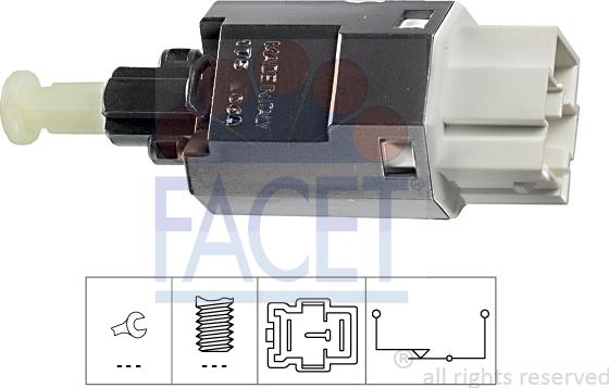 FACET 71.175 - Interruttore luce freno autozon.pro