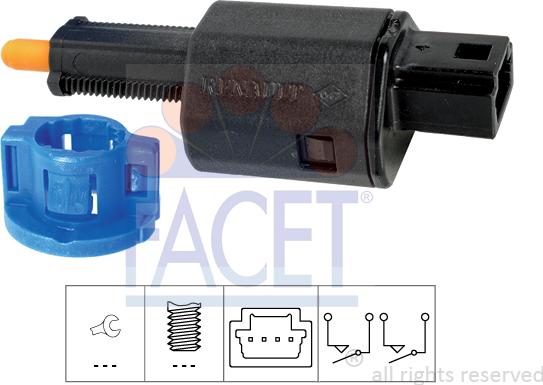 FACET 71.306 - Innesto, Comando disinnesto frizione autozon.pro