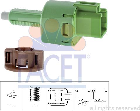 FACET 71.254 - Interruttore luce freno autozon.pro