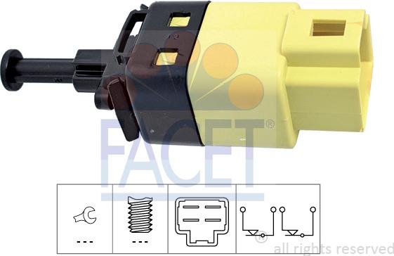 FACET 7.1264 - Interruttore luce freno autozon.pro