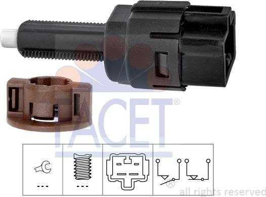 FACET 71.261 - Interruttore luce freno autozon.pro