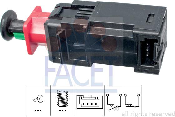 FACET 71.208 - Interruttore luce freno autozon.pro