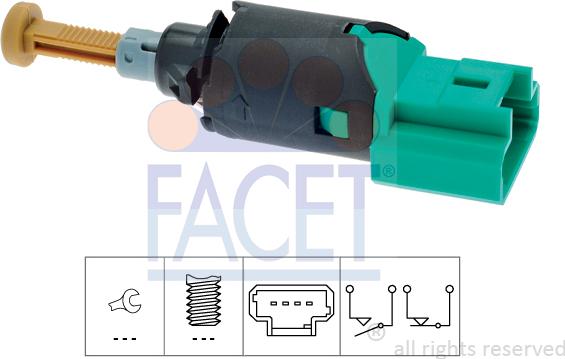 FACET 71.213 - Interruttore luce freno autozon.pro