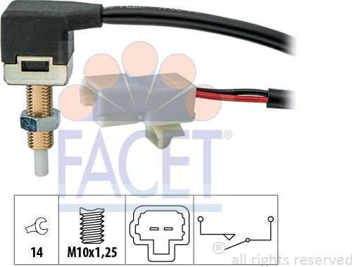 FACET 71.289 - Innesto, Comando disinnesto frizione autozon.pro