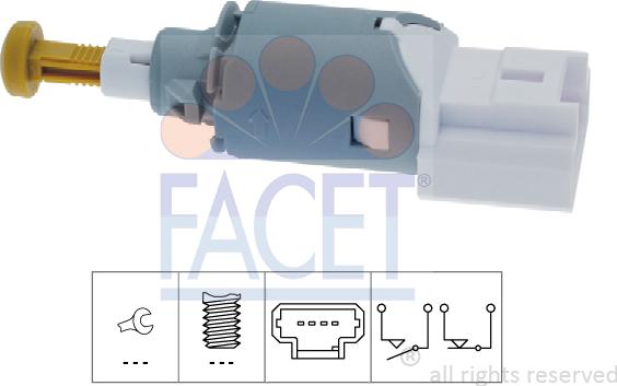 FACET 71.225 - Interruttore luce freno autozon.pro