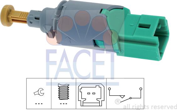 FACET 71.223 - Interruttore luce freno autozon.pro