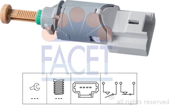 FACET 7.1227 - Interruttore luce freno autozon.pro