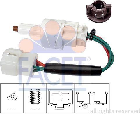 FACET 71.273 - Interruttore luce freno autozon.pro