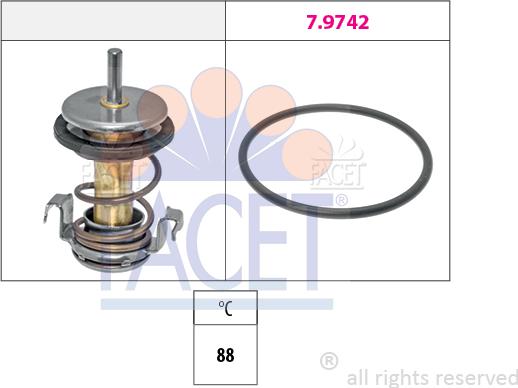 FACET 78.990 - Termostato, Refrigerante autozon.pro