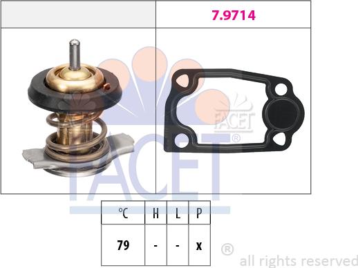 FACET 7.8942 - Termostato, Refrigerante autozon.pro