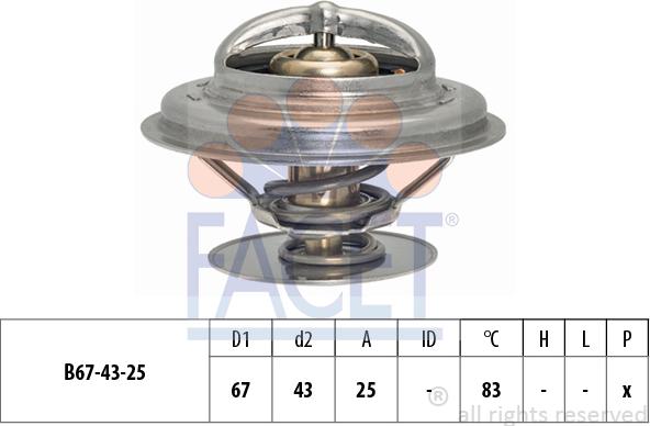 FACET 7.8982S - Termostato, Refrigerante autozon.pro