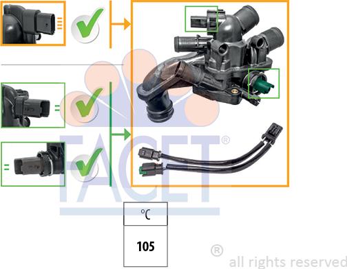 FACET 7.8927K - Termostato, Refrigerante autozon.pro