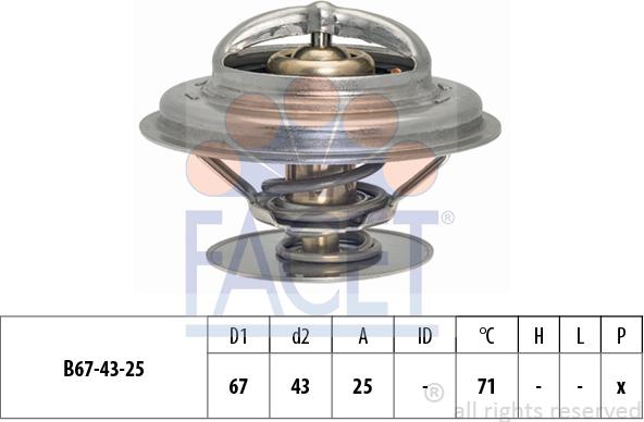 FACET 7.8979S - Termostato, Refrigerante autozon.pro