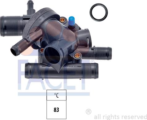 FACET 7.8492 - Termostato, Refrigerante autozon.pro