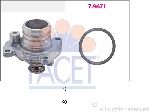 FACET 7.8458 - Termostato, Refrigerante autozon.pro