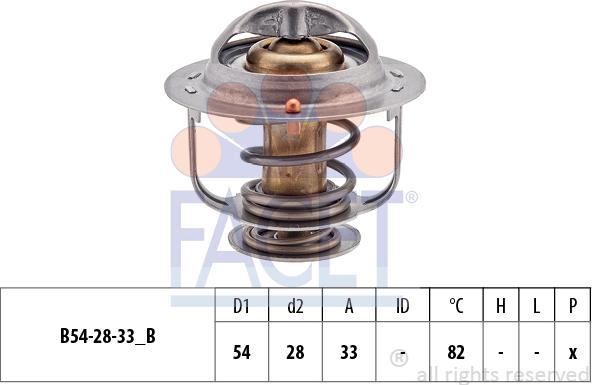 FACET 7.8462S - Termostato, Refrigerante autozon.pro